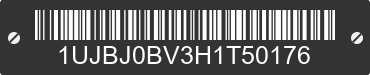 2017 JAYCO Jayco 1UJBJ0BV3H1T50176 VIN decoded
