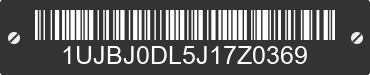 2018 JAYCO Jayco 1UJBJ0DL5J17Z0369 VIN decoded