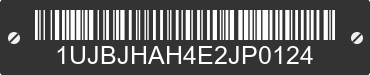 2014 JAYCO Jayco 1UJBJHAH4E2JP0124 VIN decoded