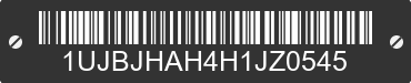2017 JAYCO Jayco 1UJBJHAH4H1JZ0545 VIN decoded