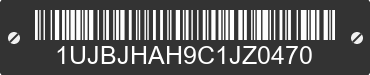 2012 JAYCO Jayco 1UJBJHAH9C1JZ0470 VIN decoded