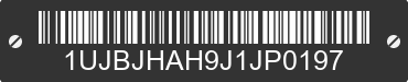 2018 JAYCO Jayco 1UJBJHAH9J1JP0197 VIN decoded