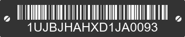 2013 JAYCO Jayco 1UJBJHAHXD1JA0093 VIN decoded