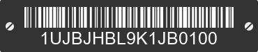 2019 JAYCO Jayco 1UJBJHBL9K1JB0100 VIN decoded