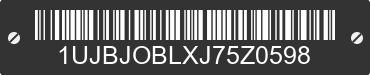 2018 JAYCO Jayco 1UJBJOBLXJ75Z0598 VIN decoded