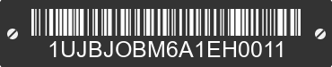 2010 JAYCO Jayco 1UJBJOBM6A1EH0011 VIN decoded