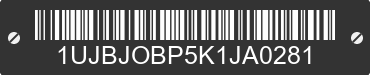 2019 JAYCO Jayco 1UJBJOBP5K1JA0281 VIN decoded