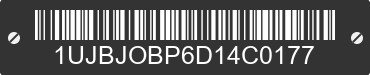 2013 JAYCO Jayco 1UJBJOBP6D14C0177 VIN decoded