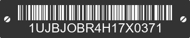 2017 JAYCO Jayco 1UJBJOBR4H17X0371 VIN decoded