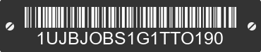 2016 JAYCO Jayco 1UJBJOBS1G1TTO190 VIN decoded