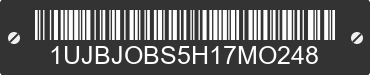 2017 JAYCO Jayco 1UJBJOBS5H17MO248 VIN decoded