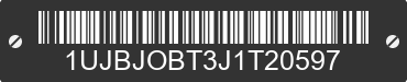 2018 JAYCO Jayco 1UJBJOBT3J1T20597 VIN decoded