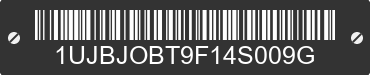 2015 JAYCO Jayco 1UJBJOBT9F14S009G VIN decoded