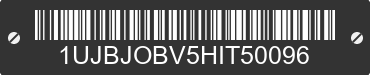 2017 JAYCO Jayco 1UJBJOBV5HIT50096 VIN decoded