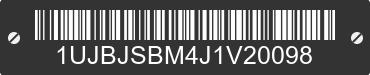 2018 JAYCO Jayco 1UJBJSBM4J1V20098 VIN decoded