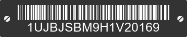 2017 JAYCO Jayco 1UJBJSBM9H1V20169 VIN decoded