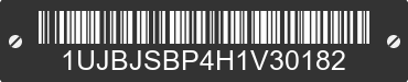 2017 JAYCO Jayco 1UJBJSBP4H1V30182 VIN decoded
