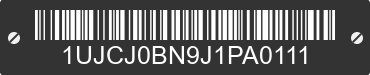 2018 JAYCO Jayco 1UJCJ0BN9J1PA0111 VIN decoded