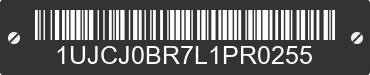2020 JAYCO Jayco 1UJCJ0BR7L1PR0255 VIN decoded