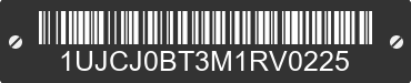 2021 JAYCO Jayco 1UJCJ0BT3M1RV0225 VIN decoded