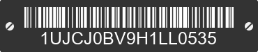 2017 JAYCO Jayco 1UJCJ0BV9H1LL0535 VIN decoded