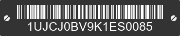 2019 JAYCO Jayco 1UJCJ0BV9K1ES0085 VIN decoded