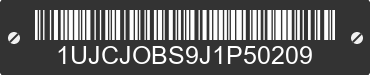 2018 JAYCO Jayco 1UJCJOBS9J1P50209 VIN decoded