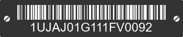 2001 JAYCO RV Trailer 1UJAJ01G111FV0092 VIN decoded