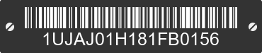 2008 JAYCO RV Trailer 1UJAJ01H181FB0156 VIN decoded
