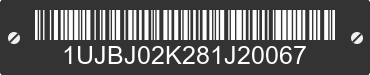 2008 JAYCO RV Trailer 1UJBJ02K281J20067 VIN decoded