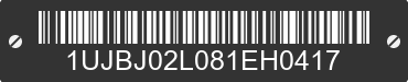 2008 JAYCO RV Trailer 1UJBJ02L081EH0417 VIN decoded