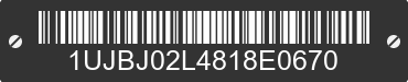 2008 JAYCO RV Trailer 1UJBJ02L4818E0670 VIN decoded