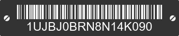 2008 JAYCO RV Trailer 1UJBJ0BRN8N14K090 VIN decoded