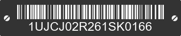 2006 JAYCO RV Trailer 1UJCJ02R261SK0166 VIN decoded