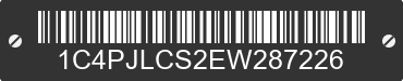 2014 JEEP Cherokee 1C4PJLCS2EW287226 VIN decoded