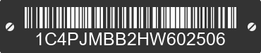 2017 JEEP Cherokee 1C4PJMBB2HW602506 VIN decoded
