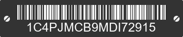 2021 JEEP Cherokee 1C4PJMCB9MDI72915 VIN decoded