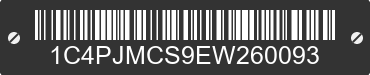 2014 JEEP Cherokee 1C4PJMCS9EW260093 VIN decoded