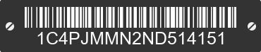 2022 JEEP Cherokee 1C4PJMMN2ND514151 VIN decoded