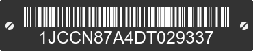 1983 JEEP CJ-7 1JCCN87A4DT029337 VIN decoded