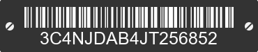 2018 JEEP Compass 3C4NJDAB4JT256852 VIN decoded