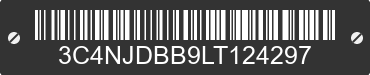 2020 JEEP Compass 3C4NJDBB9LT124297 VIN decoded