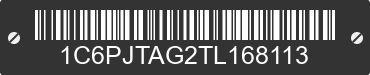 2026 JEEP Gladiator 1C6PJTAG2TL168113 VIN decoded