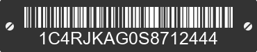 2025 JEEP Grand Cherokee L 1C4RJKAG0S8712444 VIN decoded