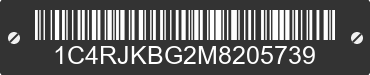2021 JEEP Grand Cherokee L 1C4RJKBG2M8205739 VIN decoded