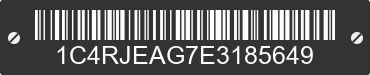 2014 JEEP Grand Cherokee 1C4RJEAG7E3185649 VIN decoded
