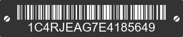 2014 JEEP Grand Cherokee 1C4RJEAG7E4185649 VIN decoded