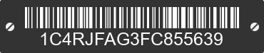 2015 JEEP Grand Cherokee 1C4RJFAG3FC855639 VIN decoded