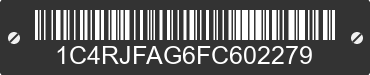2015 JEEP Grand Cherokee 1C4RJFAG6FC602279 VIN decoded