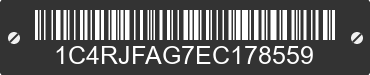 2014 JEEP Grand Cherokee 1C4RJFAG7EC178559 VIN decoded